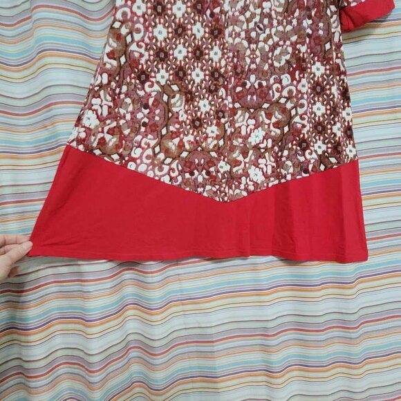 🍄 50% OFF - MYCO ANNA - Patchwork Boho Red Dress - Picture 10 of 10